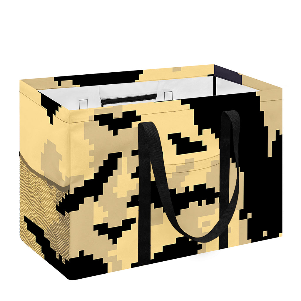 8-Bit Pixel Halloween Bat Print Utility Tote Bag