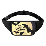 8-Bit Pixel Halloween Bat Print Waist Bag