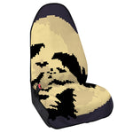8-Bit Pixel Halloween Bat Print Waterproof Car Seat Cover