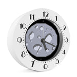 8-Bit Pixel Moon Print Alarm Clock