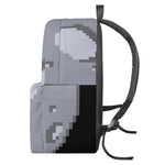 8-Bit Pixel Moon Print Backpack