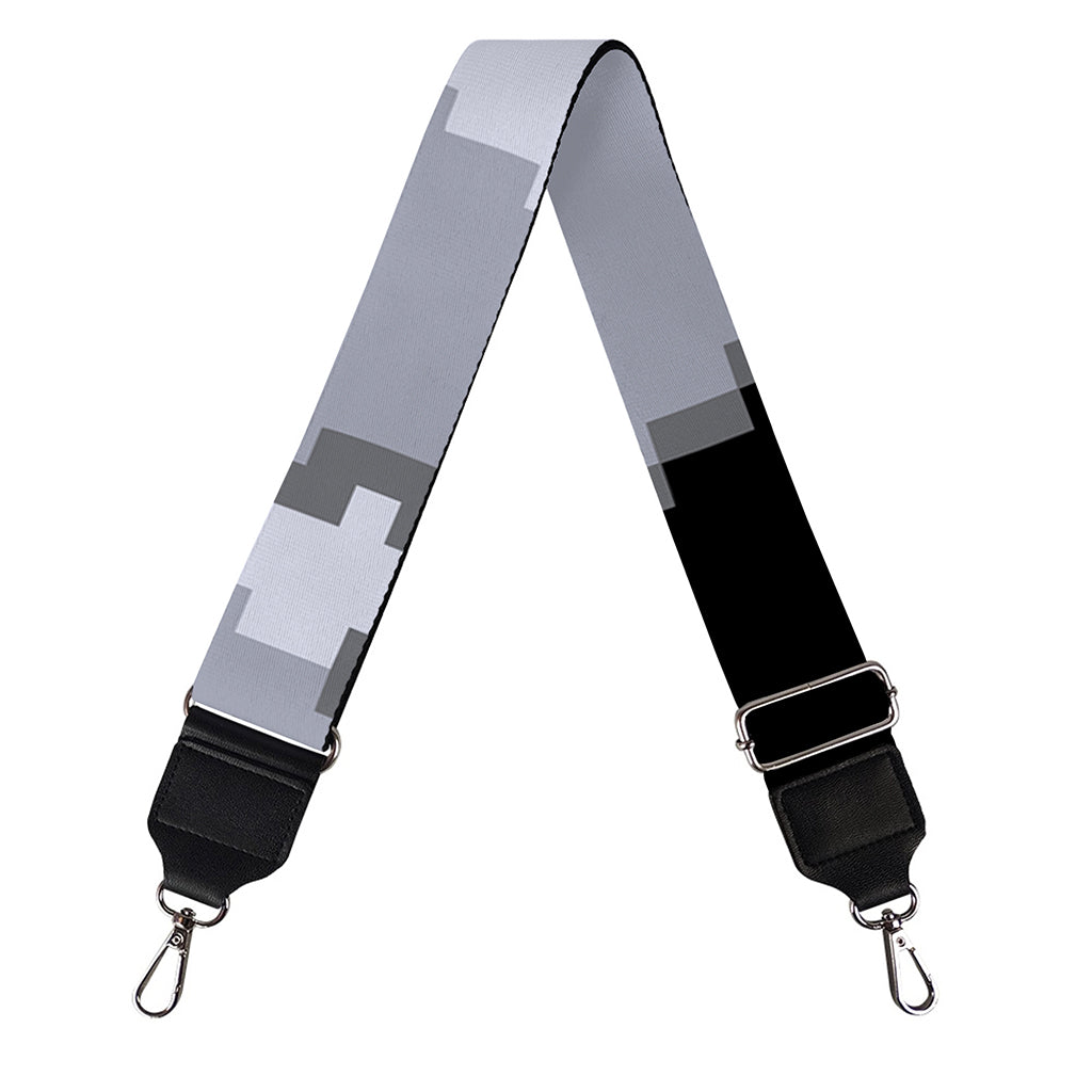 8-Bit Pixel Moon Print Bag Strap