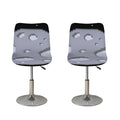 8-Bit Pixel Moon Print Bar Stool Covers
