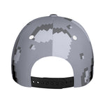 8-Bit Pixel Moon Print Baseball Cap