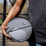 8-Bit Pixel Moon Print Basketball
