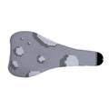 8-Bit Pixel Moon Print Bicycle Seat Cover