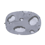 8-Bit Pixel Moon Print Car Side Mirror Covers