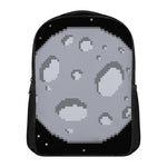 8-Bit Pixel Moon Print Casual Backpack