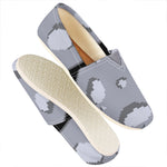 8-Bit Pixel Moon Print Casual Shoes