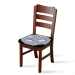 8-Bit Pixel Moon Print Chair Cushion Cover