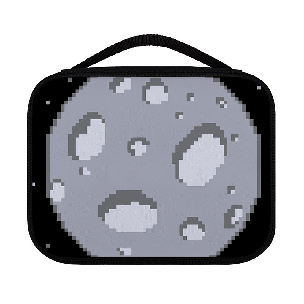 8-Bit Pixel Moon Print Classic Bible Case