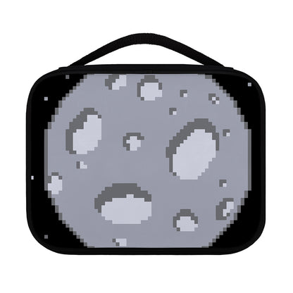 8-Bit Pixel Moon Print Classic Bible Case