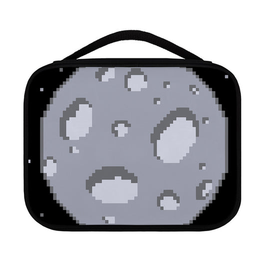 8-Bit Pixel Moon Print Classic Bible Case