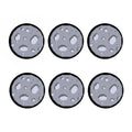 8-Bit Pixel Moon Print Coaster Set