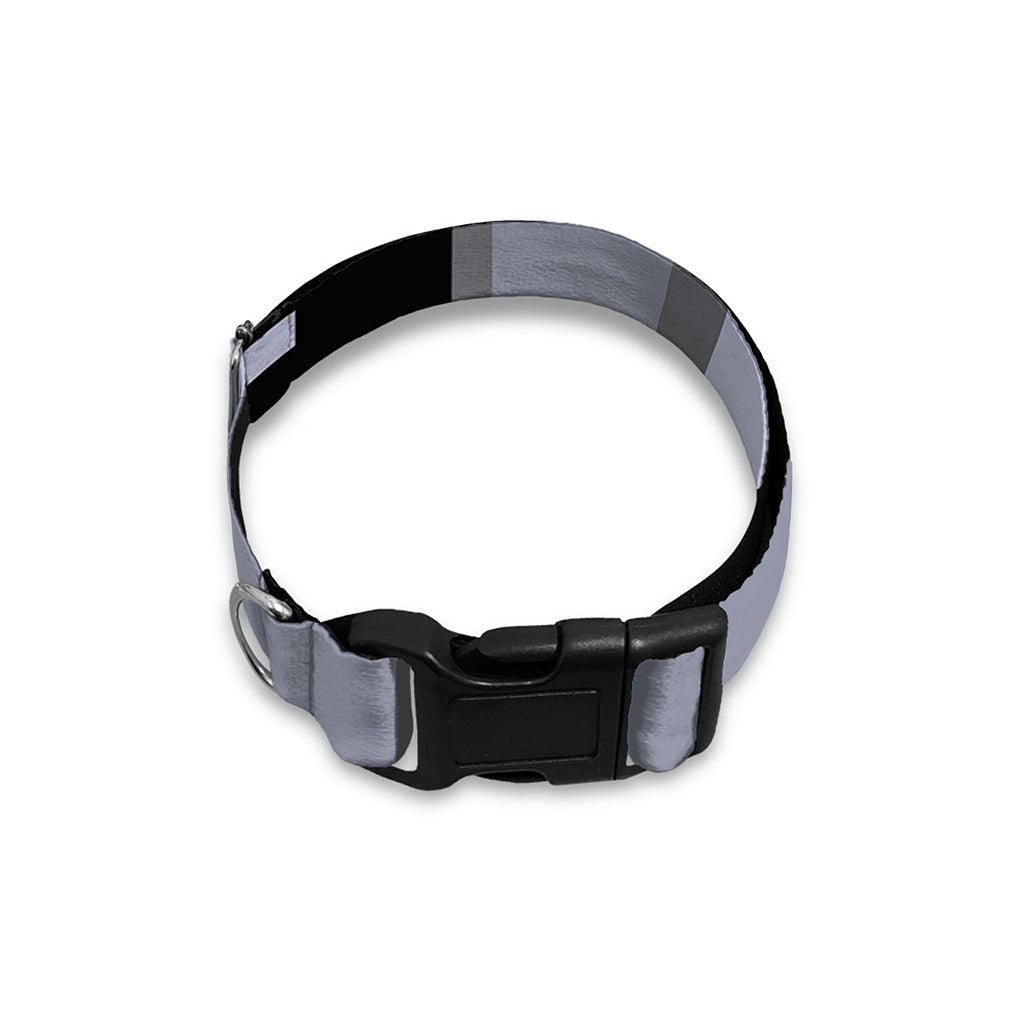 8-Bit Pixel Moon Print Dog Collar