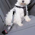 8-Bit Pixel Moon Print Dog Seat Belt