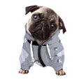 8-Bit Pixel Moon Print Dog Zip Up Hoodie