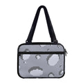 8-Bit Pixel Moon Print Double Strap Bible Bag