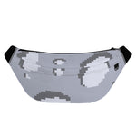 8-Bit Pixel Moon Print Fanny Pack