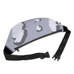 8-Bit Pixel Moon Print Fanny Pack