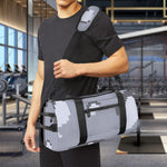 8-Bit Pixel Moon Print Gym Bag