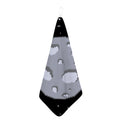 8-Bit Pixel Moon Print Hand Towel