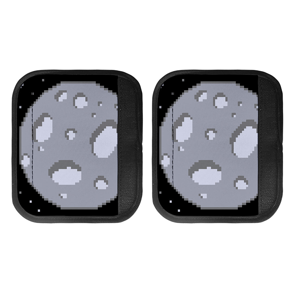 8-Bit Pixel Moon Print Handle Covers
