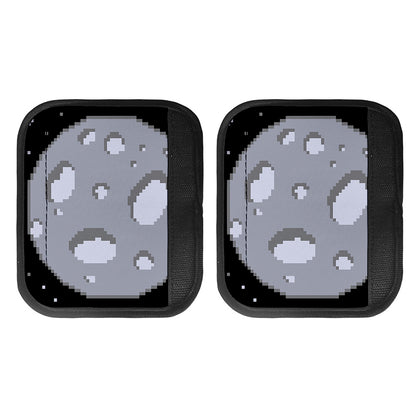 8-Bit Pixel Moon Print Handle Covers