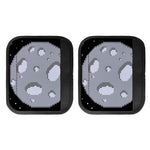 8-Bit Pixel Moon Print Handle Covers