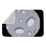 8-Bit Pixel Moon Print Indoor Door Mat