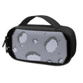 8-Bit Pixel Moon Print Portable Cooler Travel Case
