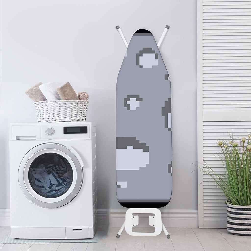 8-Bit Pixel Moon Print Ironing Board Cover
