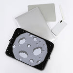 8-Bit Pixel Moon Print Laptop Sleeve