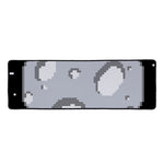 8-Bit Pixel Moon Print Long Kitchen Mat
