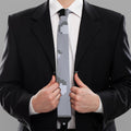 8-Bit Pixel Moon Print Necktie
