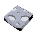 8-Bit Pixel Moon Print Outdoor Seat Cushion Cover