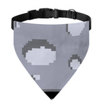 8-Bit Pixel Moon Print Over The Collar Dog Bandana