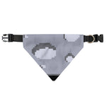8-Bit Pixel Moon Print Over The Collar Dog Bandana