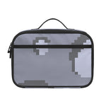 8-Bit Pixel Moon Print Portable Lunch Bag