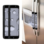 8-Bit Pixel Moon Print Refrigerator Handle Covers