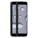 8-Bit Pixel Moon Print Refrigerator Handle Covers