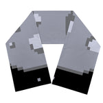 8-Bit Pixel Moon Print Scarf