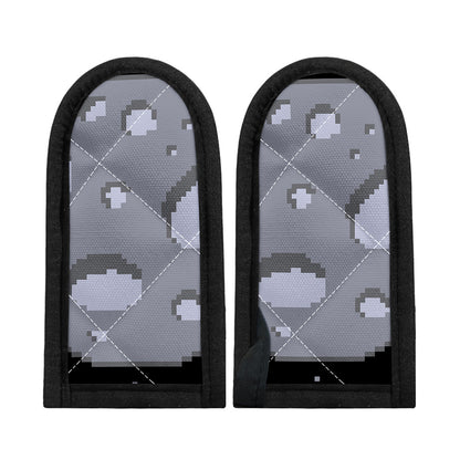 8-Bit Pixel Moon Print Skillet Handle Cover