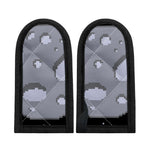 8-Bit Pixel Moon Print Skillet Handle Cover