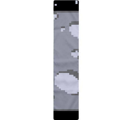 8-Bit Pixel Moon Print Table Runner