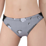 8-Bit Pixel Moon Print Women's Panties