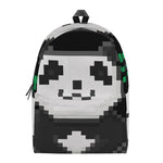 8-Bit Pixel Panda Print Backpack