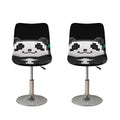 8-Bit Pixel Panda Print Bar Stool Covers