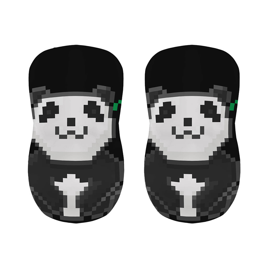 8-Bit Pixel Panda Print Bar Stool Covers