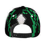 8-Bit Pixel Panda Print Baseball Cap